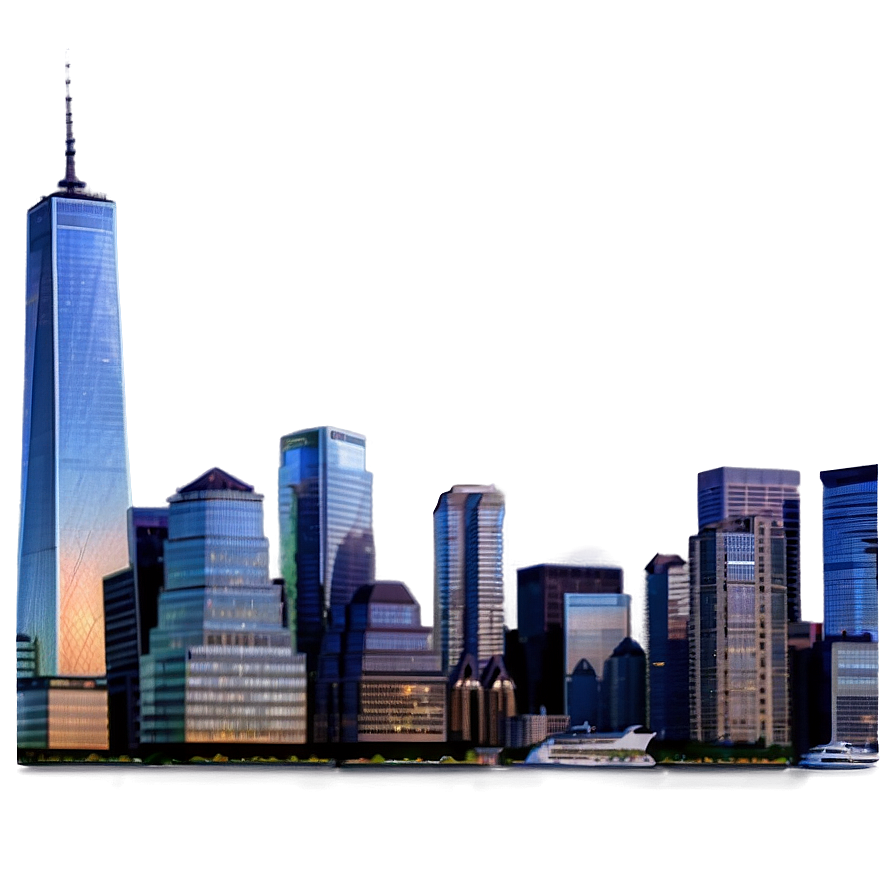 World Trade Center Skyline Png Woc52