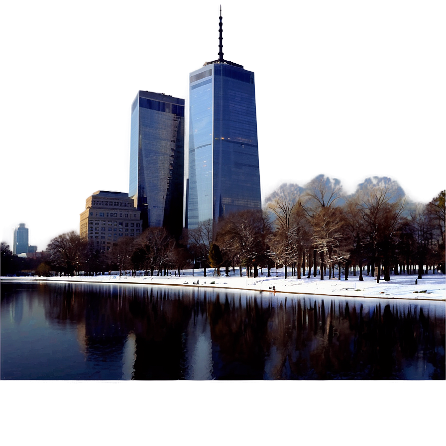 World Trade Center Winter Scene Png 06202024