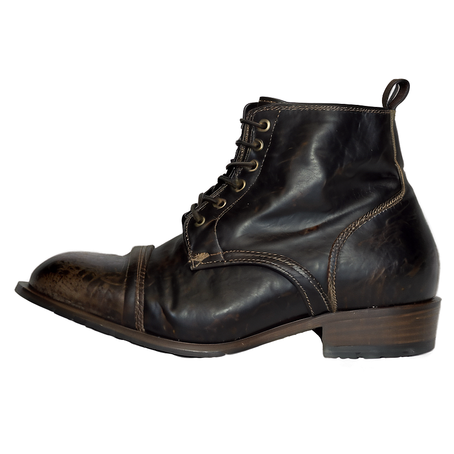 Worn Leather Boots Png Tyu62