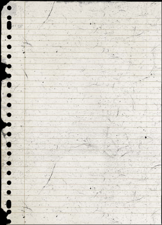 Worn Notebook Paper Texture