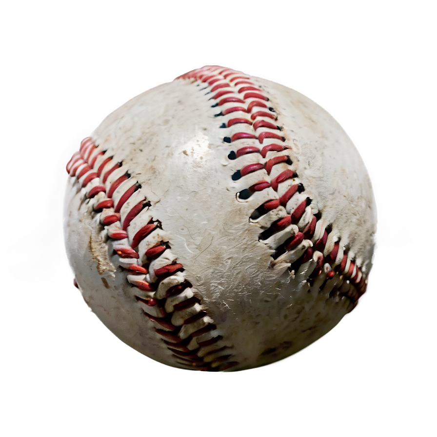 Worn-out Baseball Graphic Png Brl