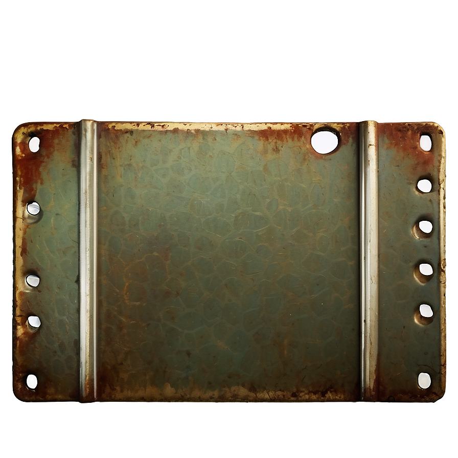 Worn Out Metal Plate Png 06272024