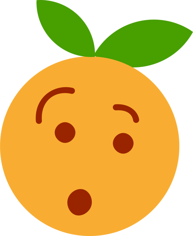 Worried Mandarin Emoji