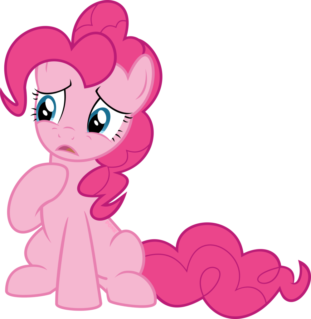 Worried Pinkie Pie Vector