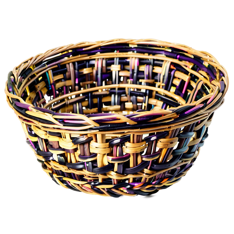 Woven Basket Png 10