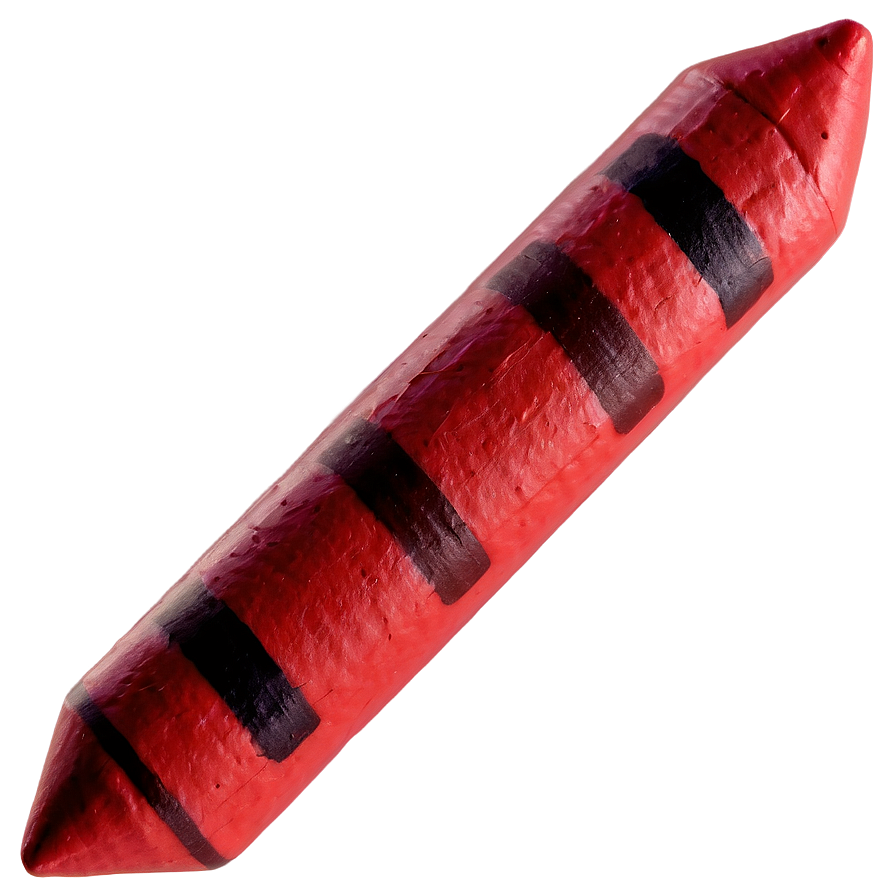 Wrapped Red Crayon Png 06282024