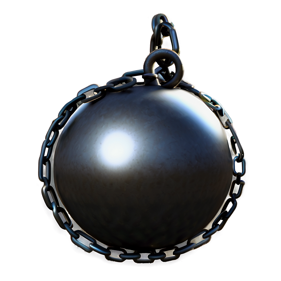 Wrecking Ball With Chain Png 31