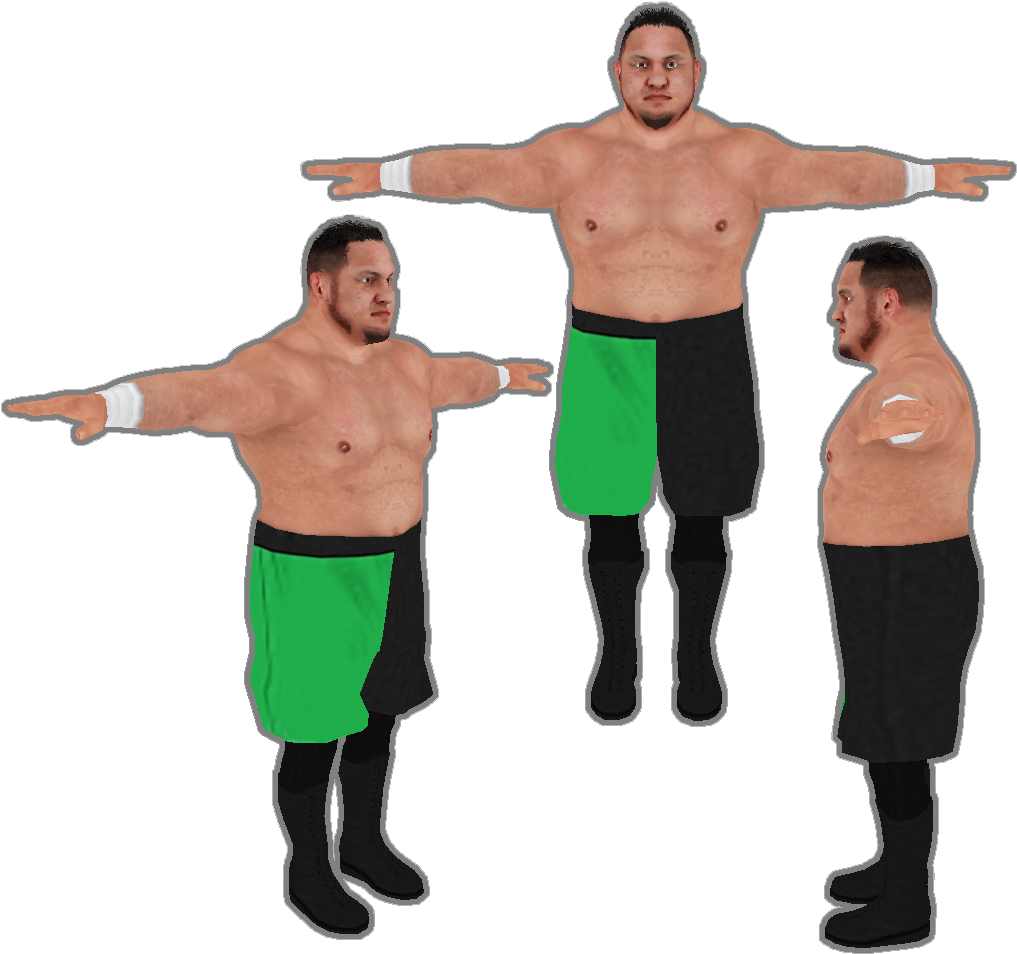 Wrestler_ Multiple_ Poses