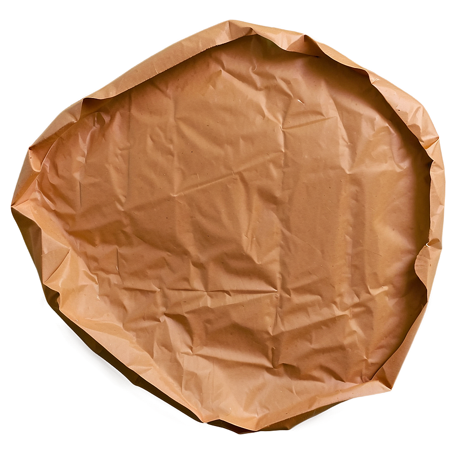 Wrinkled Brown Paper Png Ppb