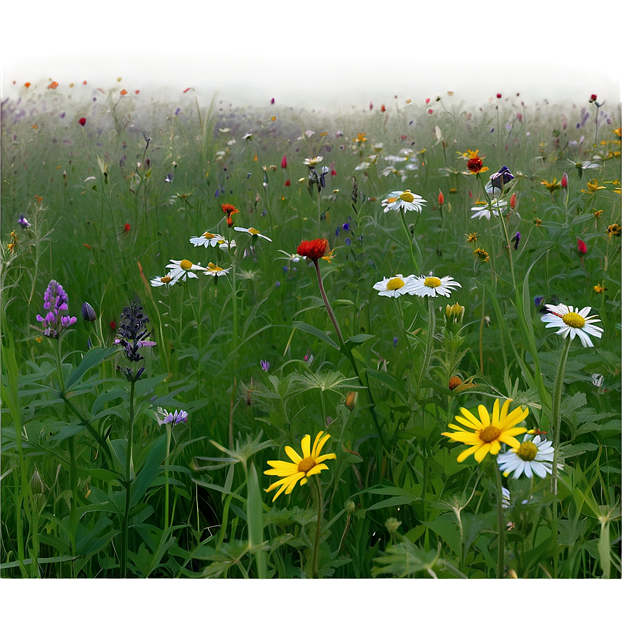 Wv Wildflower Meadow Png Dwg91