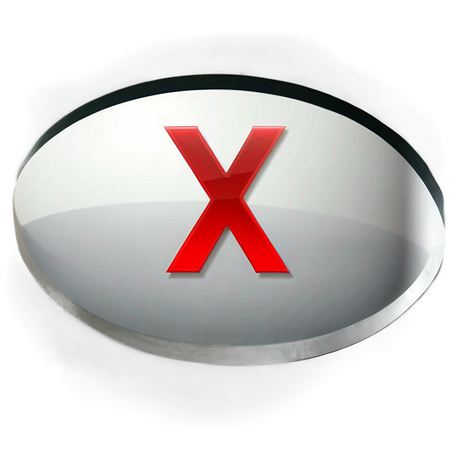 X Mark In Speech Bubble Png Slh