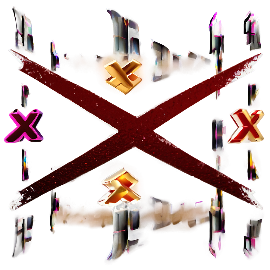 X Sign Illustration Png Hyy