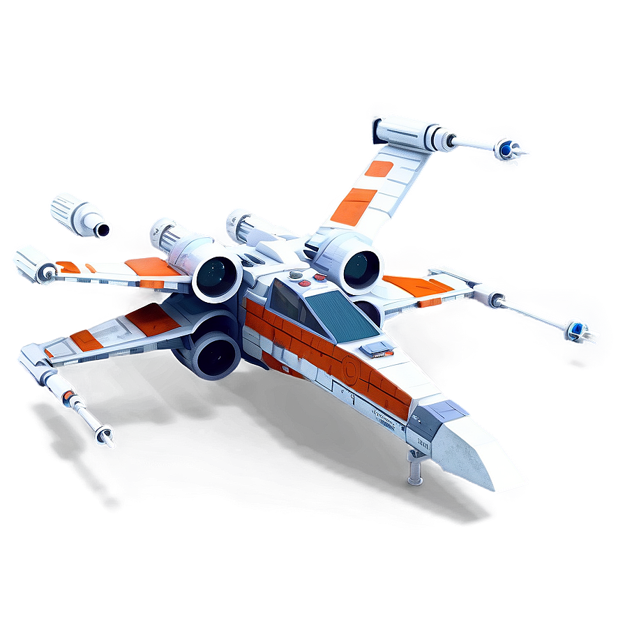 X Wing Top View Png 06132024