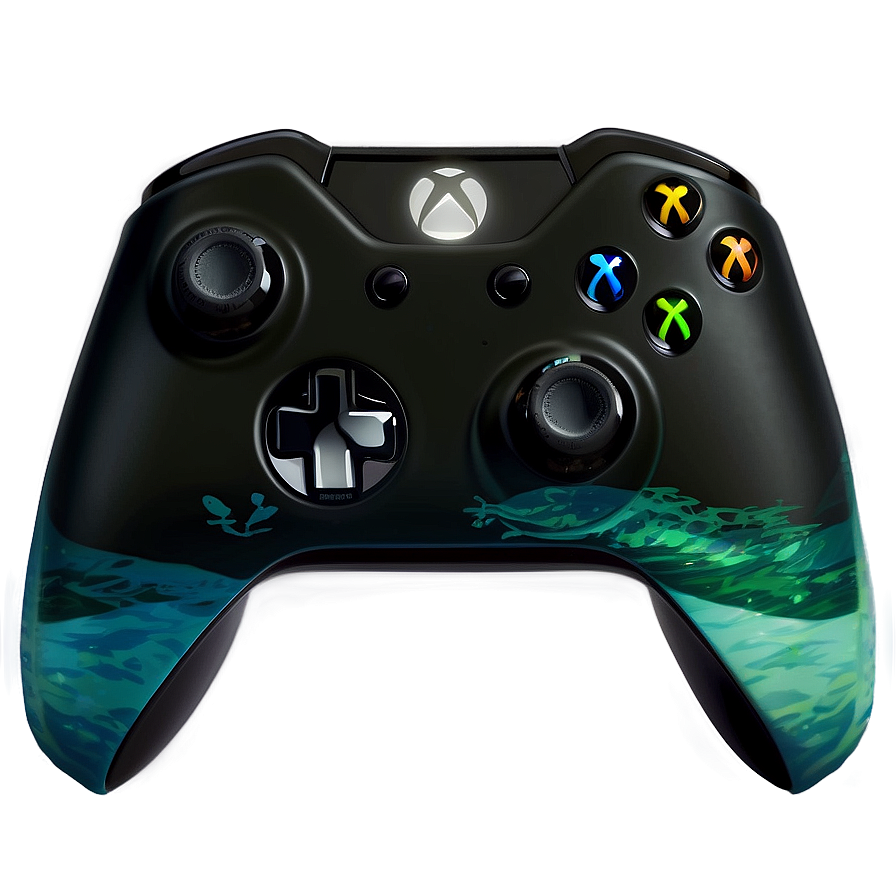 Xbox Controller Ocean Shadow Png 2