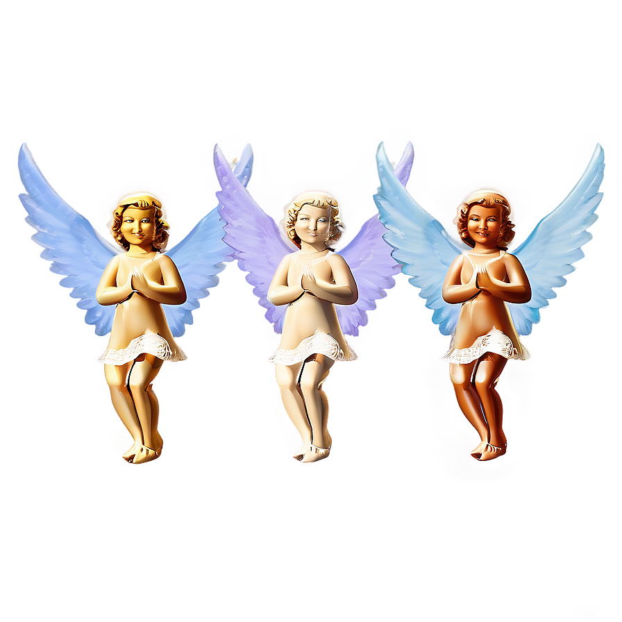 Xmas Angel Figurines Png 06242024