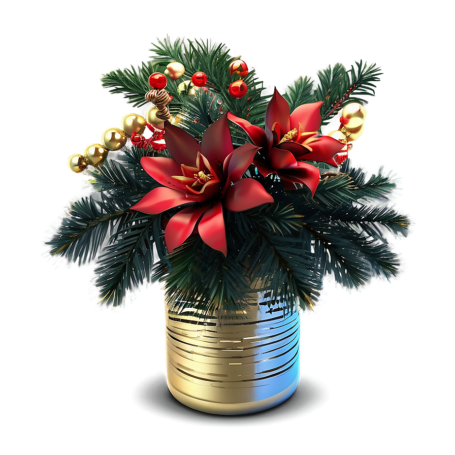 Xmas Festive Table Centerpiece Png 2