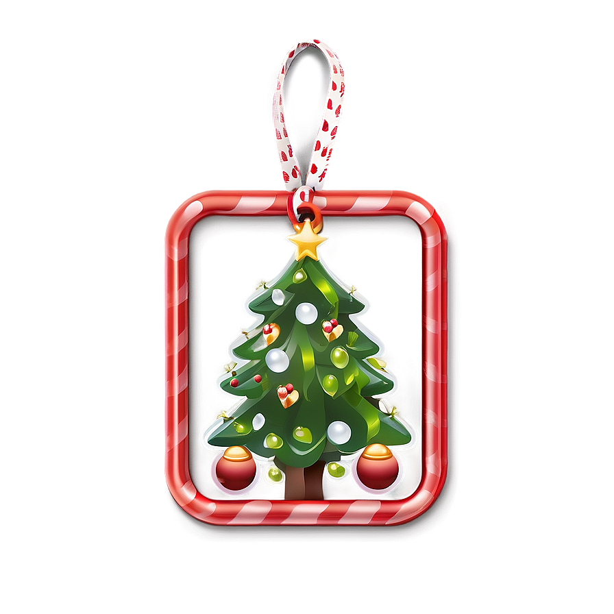 Xmas Tree Decoration Tag Png Lqk