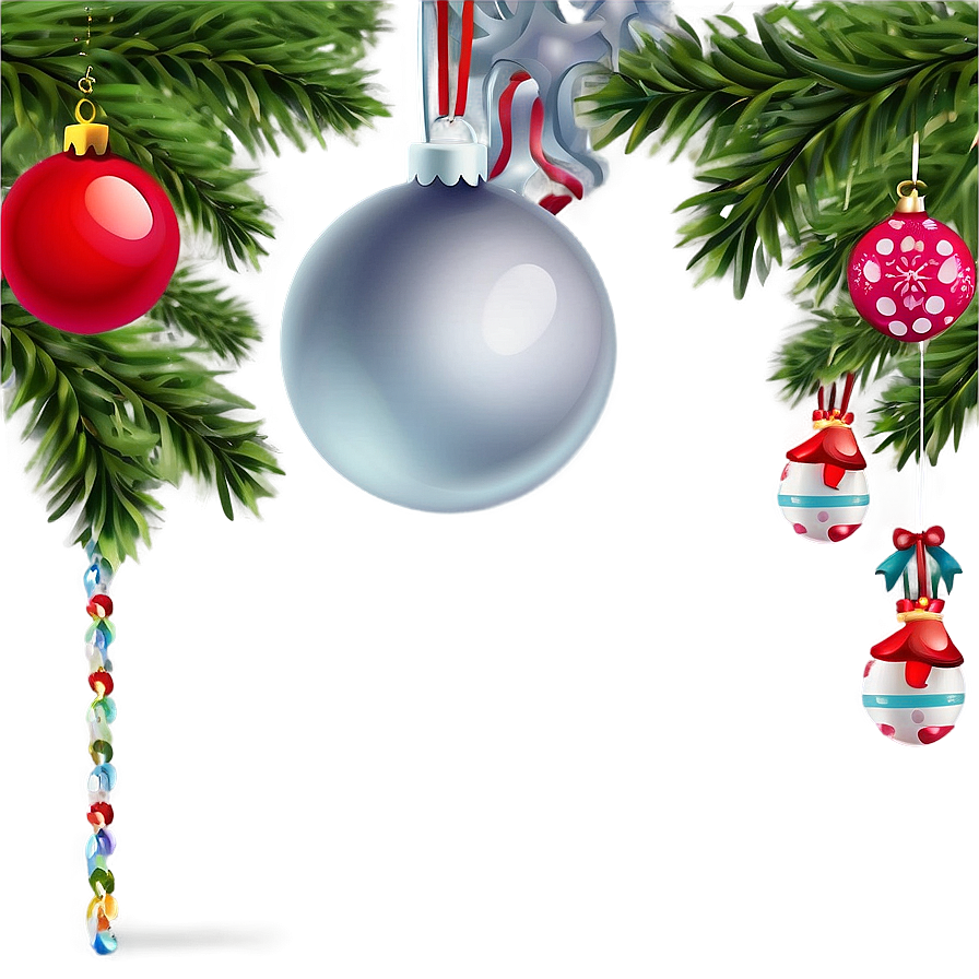 Xmas Tree Decorations Png 05252024