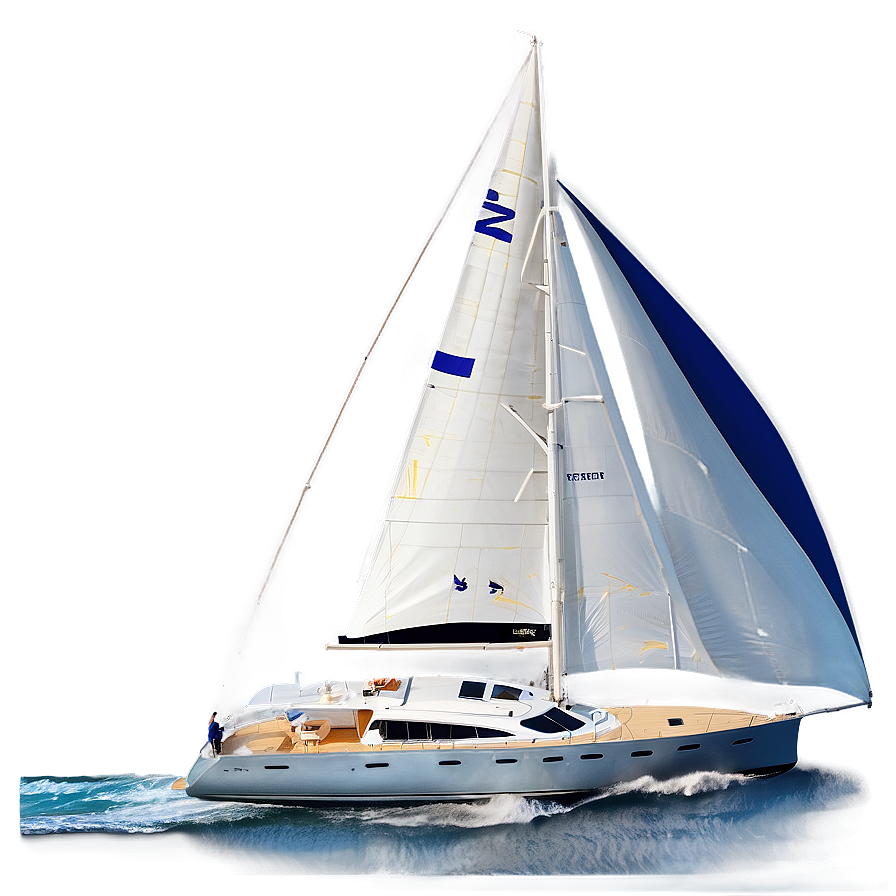 Yacht Under Full Sail Png Wvx