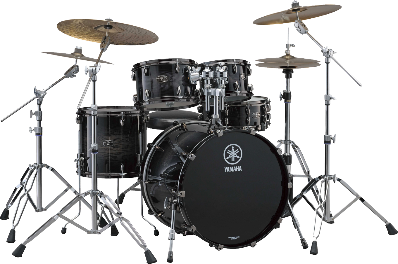 Yamaha Drum Set Black