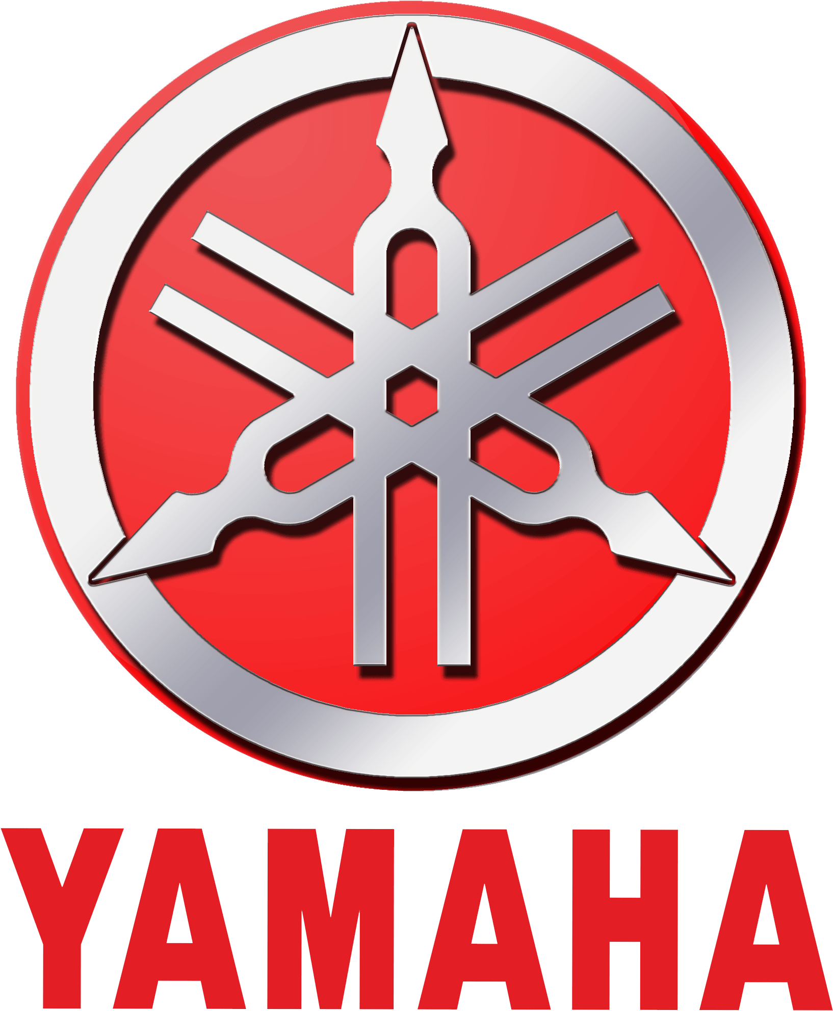 Yamaha Logo Redand White