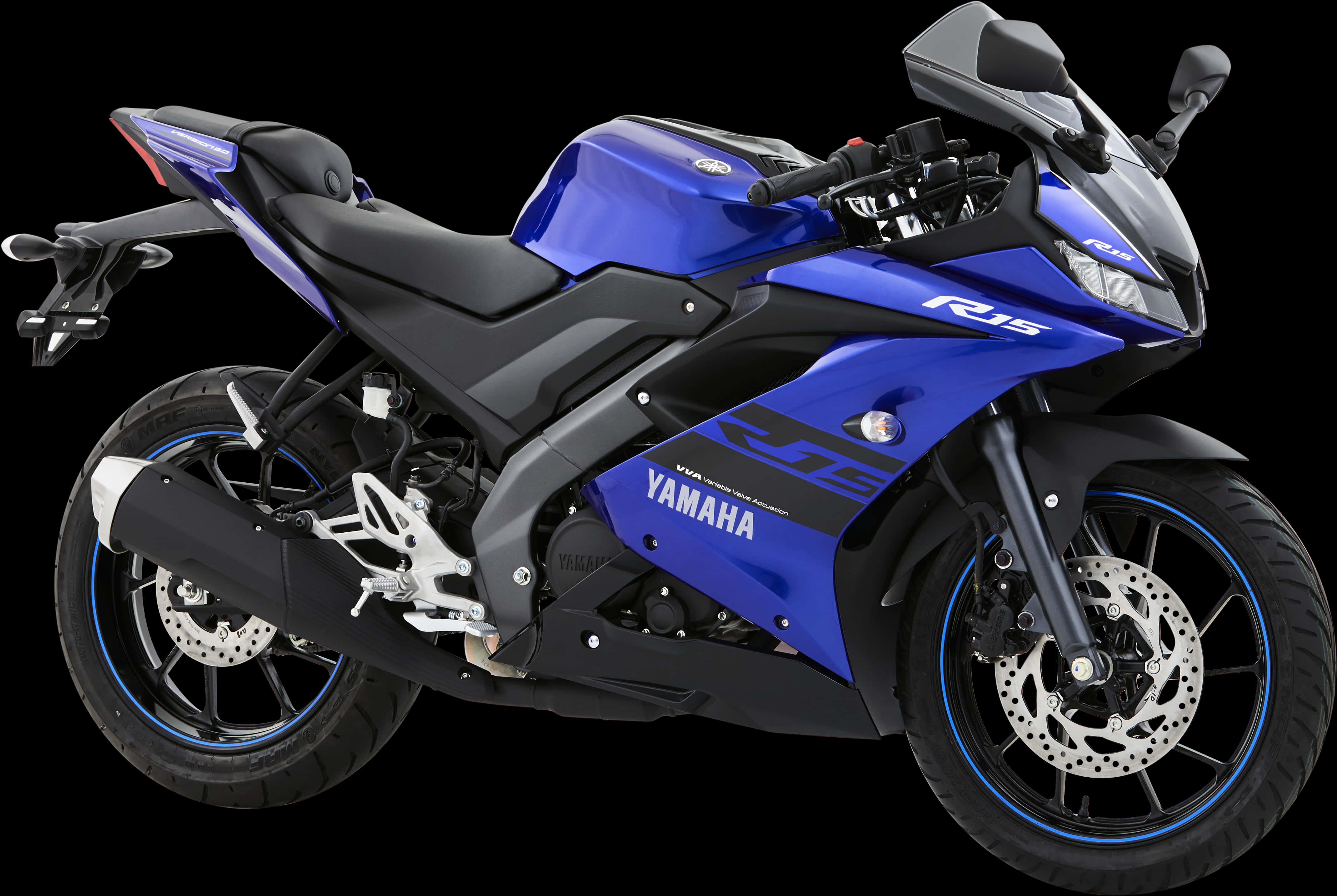 Yamaha R15 Blue Sportbike