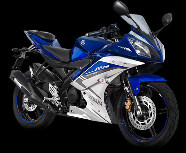 Yamaha R15 Blue Sportbike