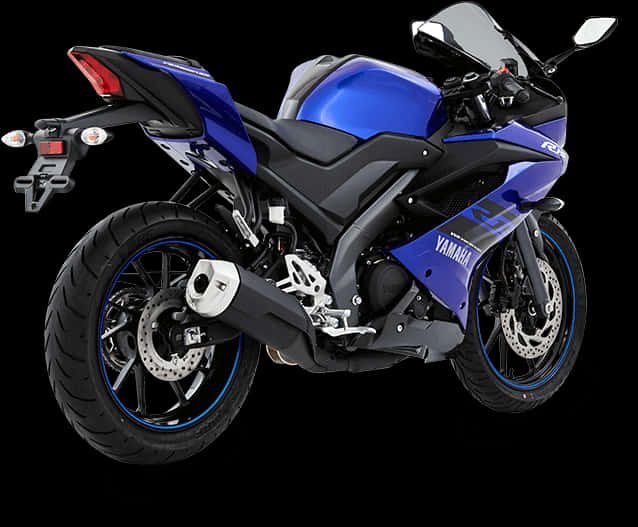 Yamaha R15 Blue Sportbike