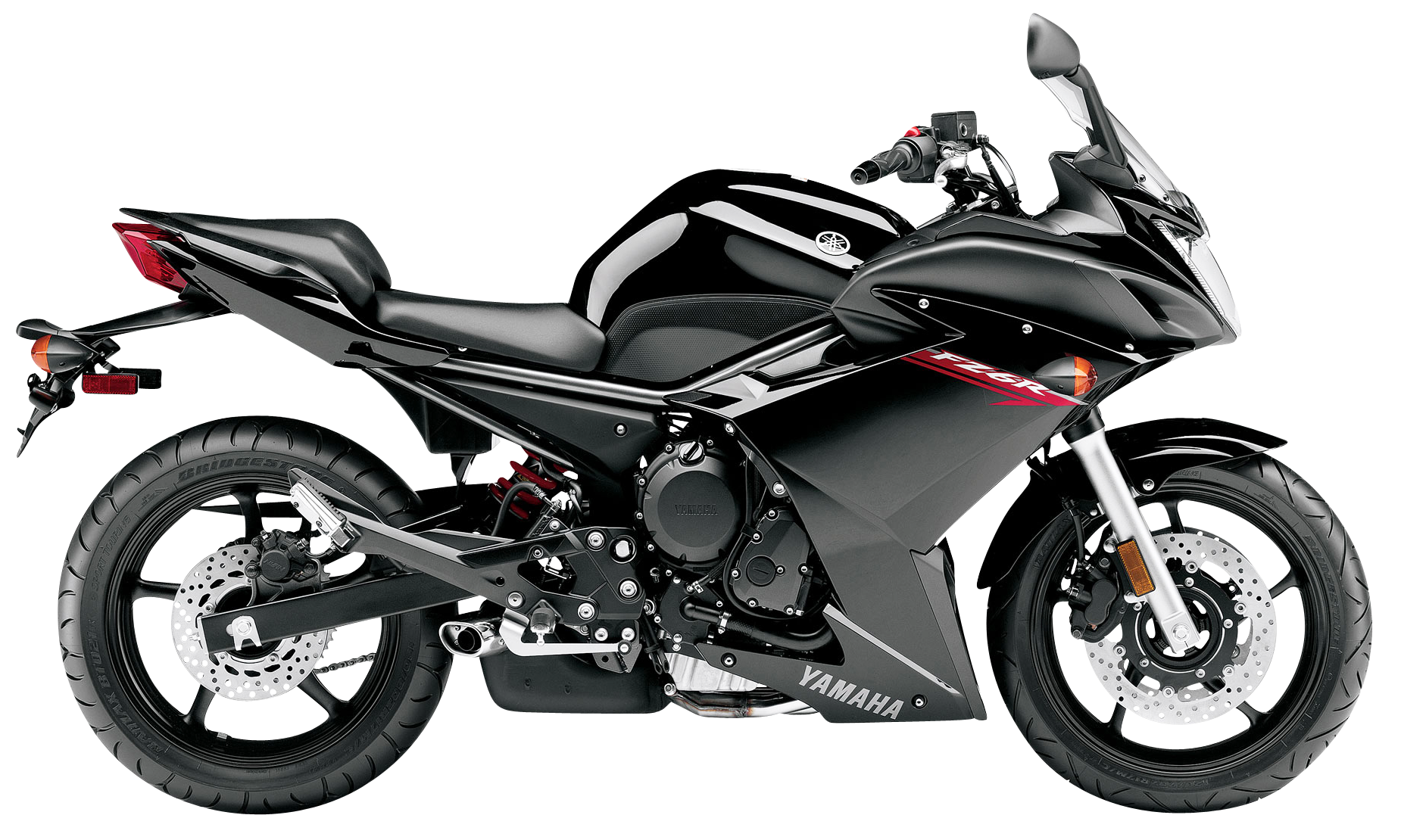 Yamaha Sport Motorcycle Profile View