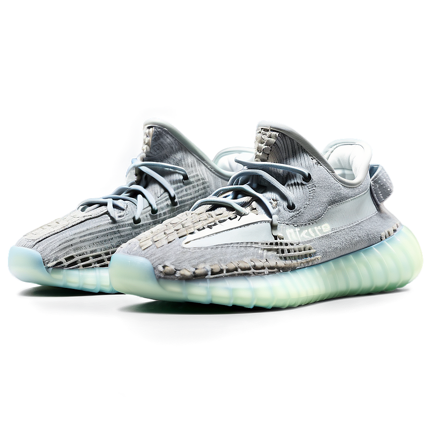 Yeezy Mist Reflective Sneakers Png 06252024