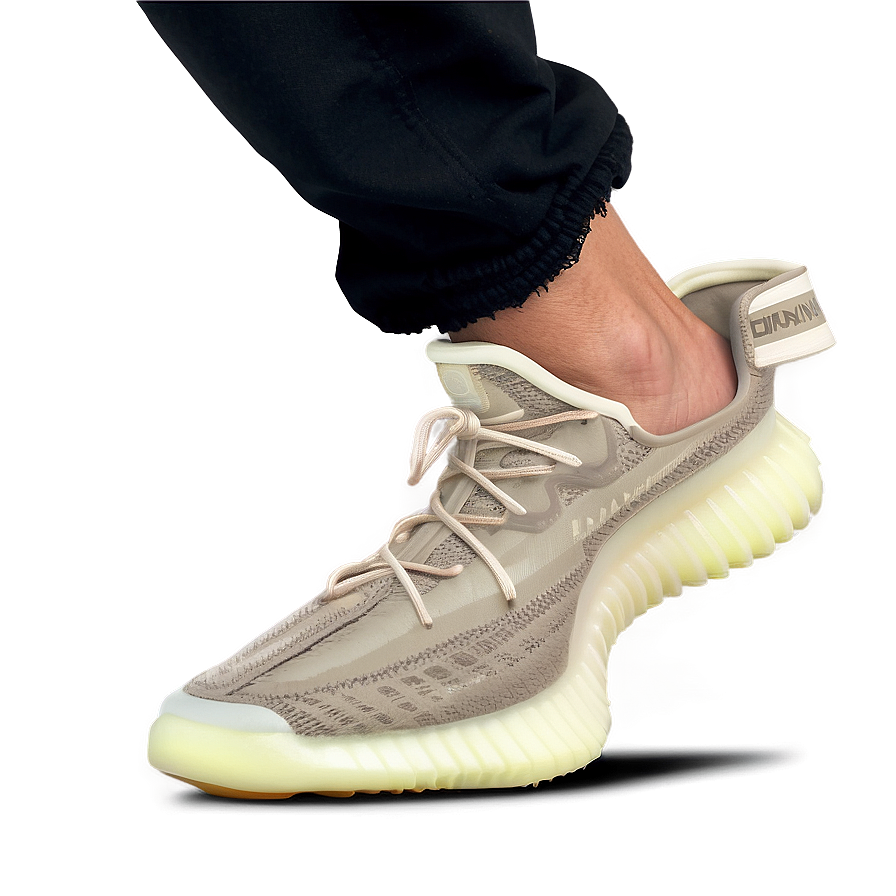 Yeezy Natural Light Shoes Png 06252024