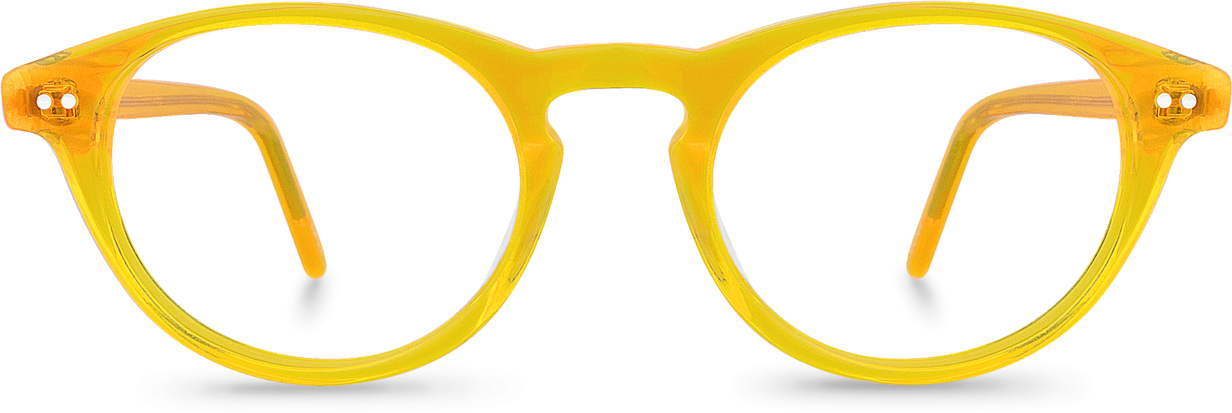 Yellow Acetate Eyeglasses Ralph Lauren