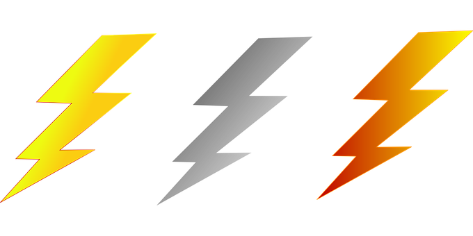 Yellow_and_ Orange_ Lightning_ Bolts