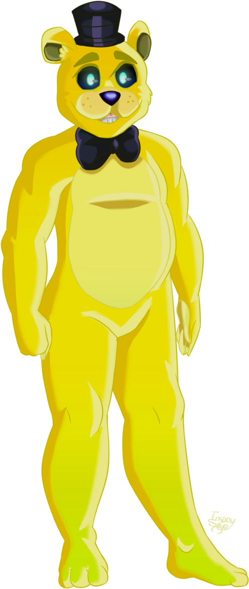 Yellow_ Animated_ Bear_ Character