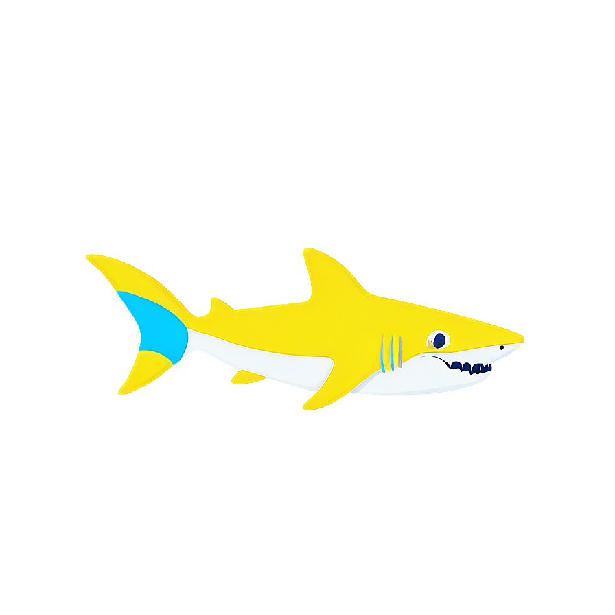 Yellow Baby Shark Mobile Wallpaper Png 8