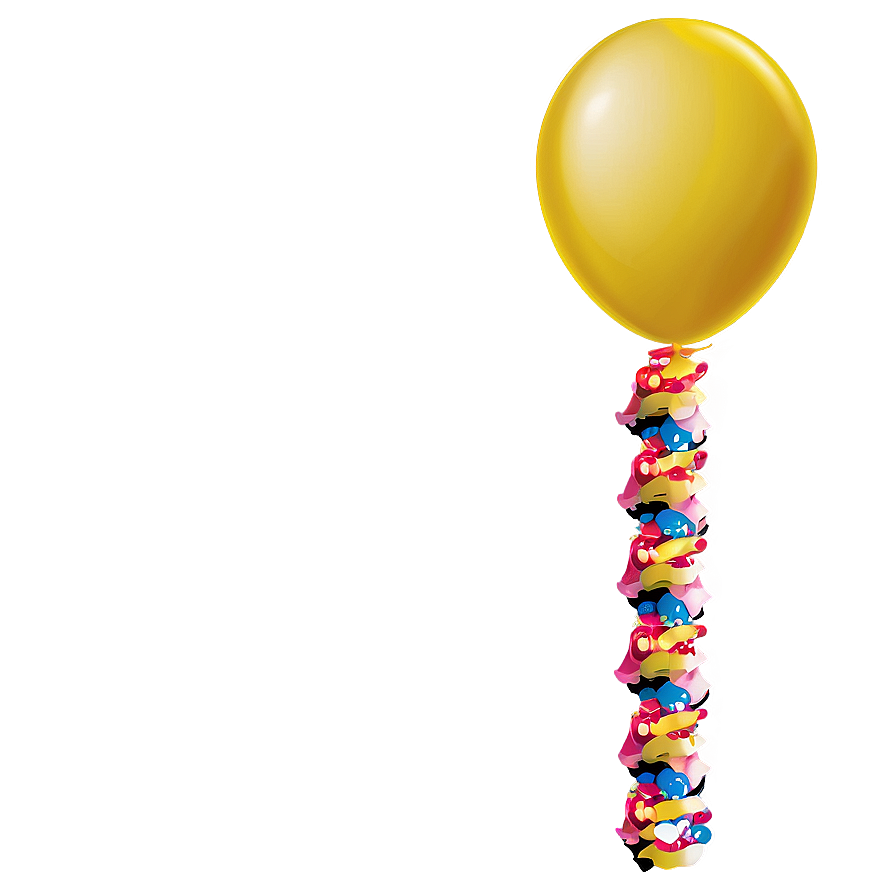 Yellow Balloon Background Png 11