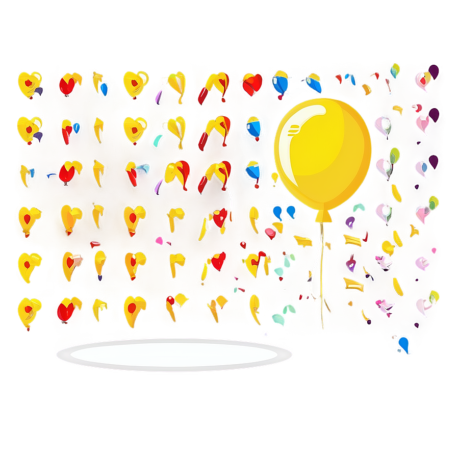 Yellow Balloon Clipart Png 06262024