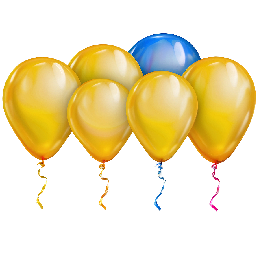 Yellow Balloon Clipart Png Dol