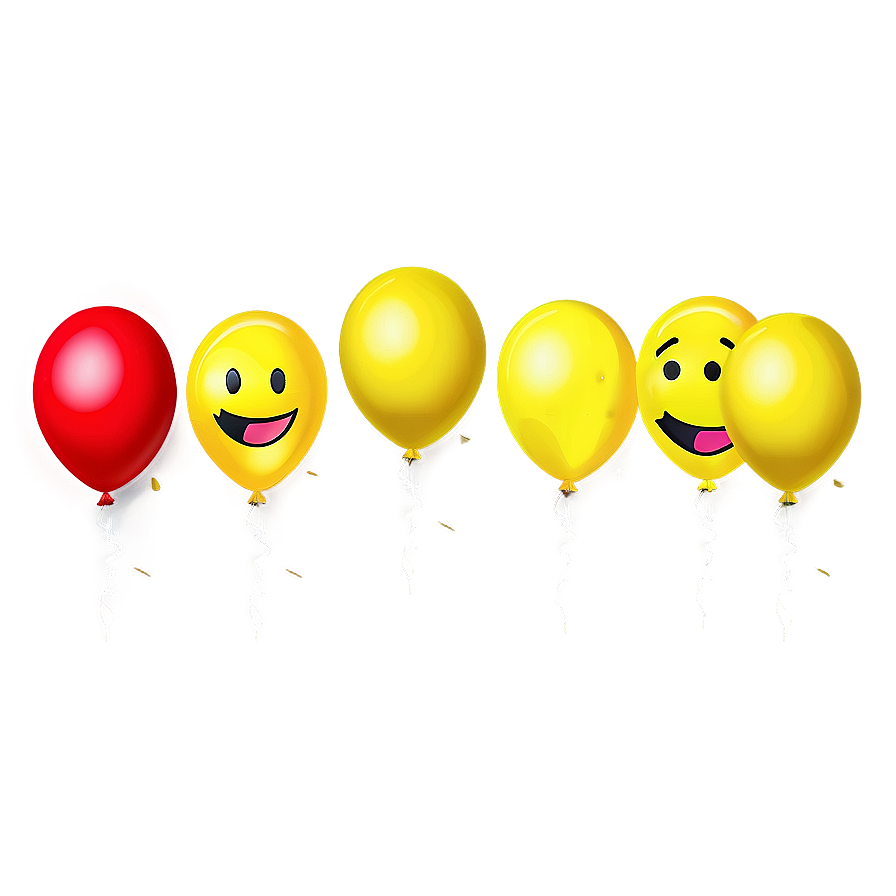 Yellow Balloon Emoji Png 26