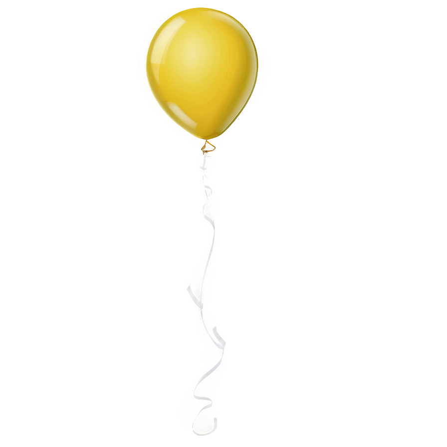 Yellow Balloon Png Ney