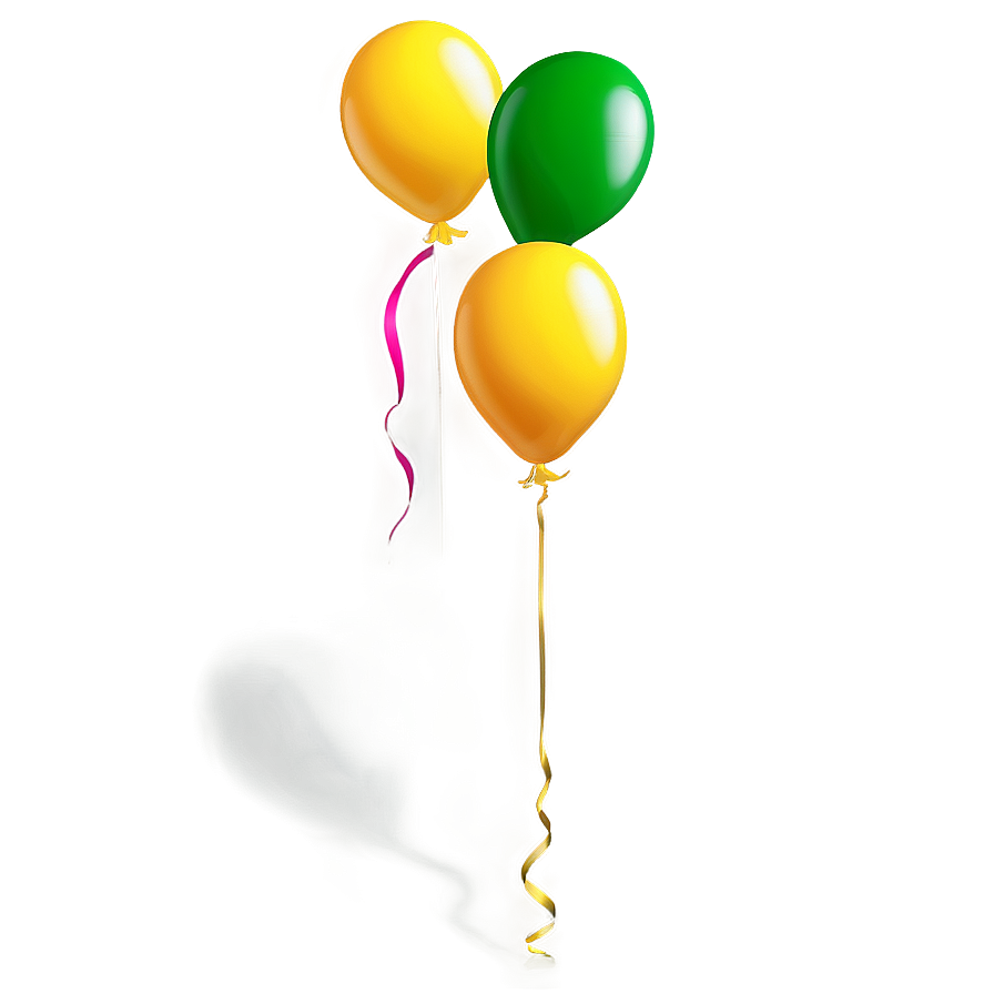 Yellow Balloon Shadow Png Qkh