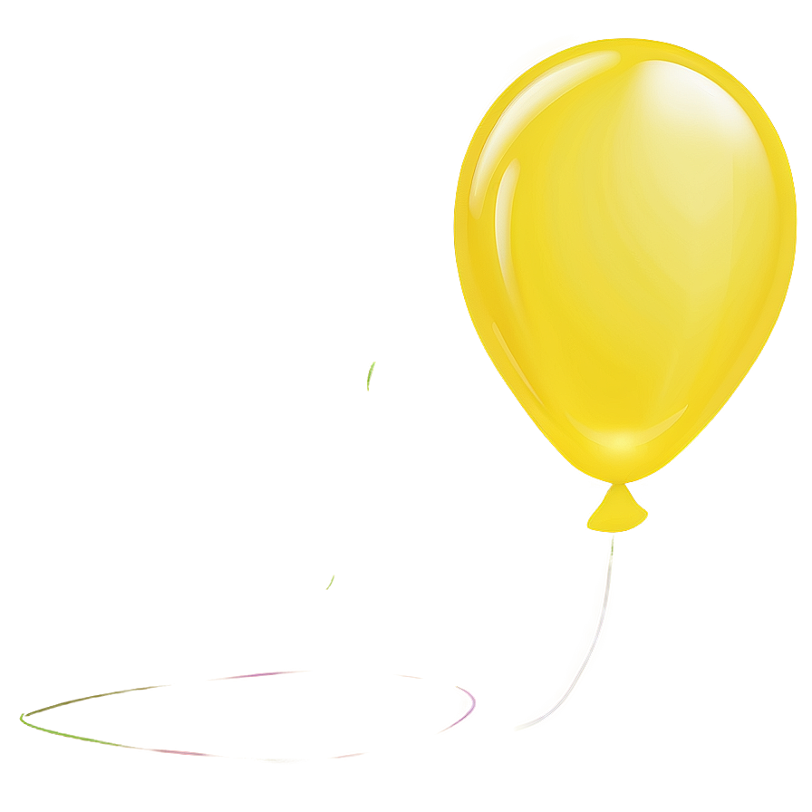 Yellow Balloon Transparent Background Png 71