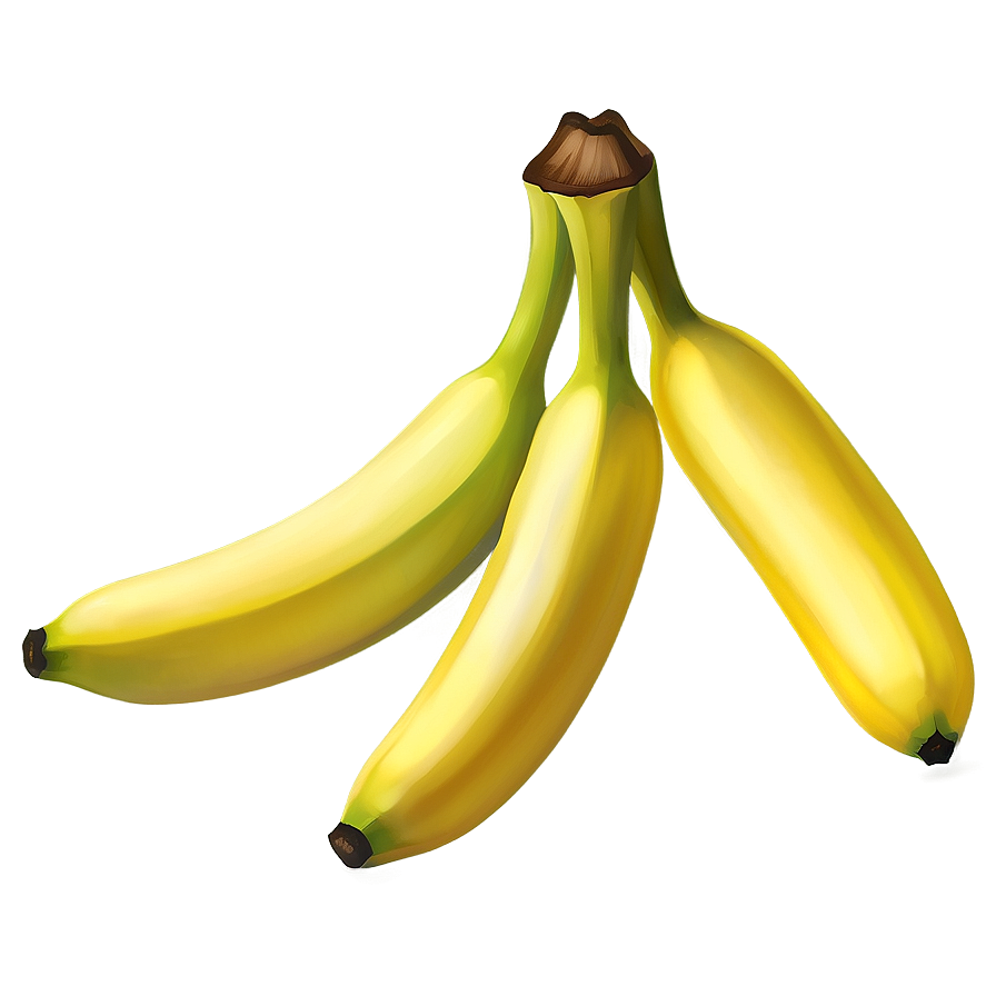 Yellow Banana Illustration Png Brr72