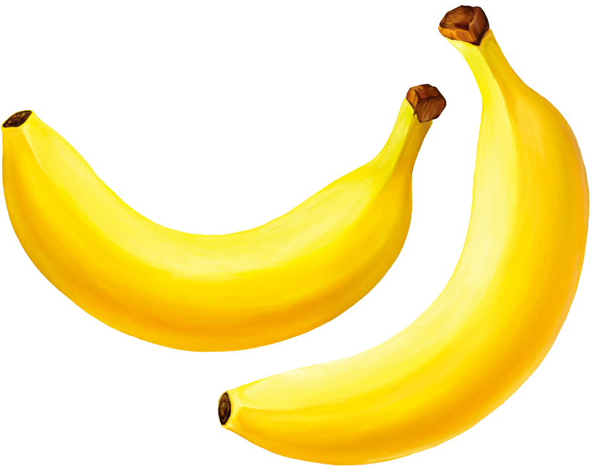 Yellow Bananas Transparent Background