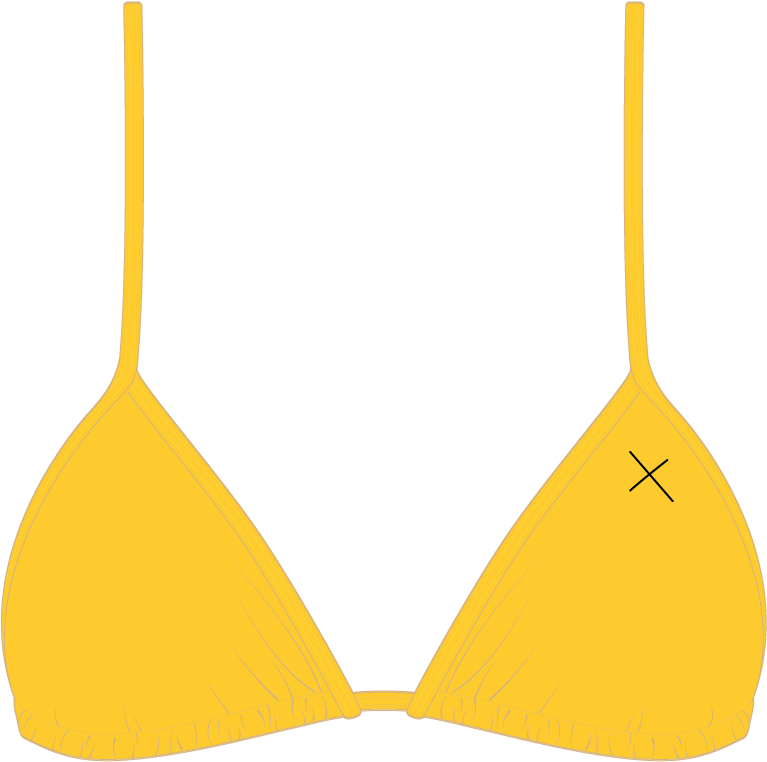 Yellow Bikini Top Illustration