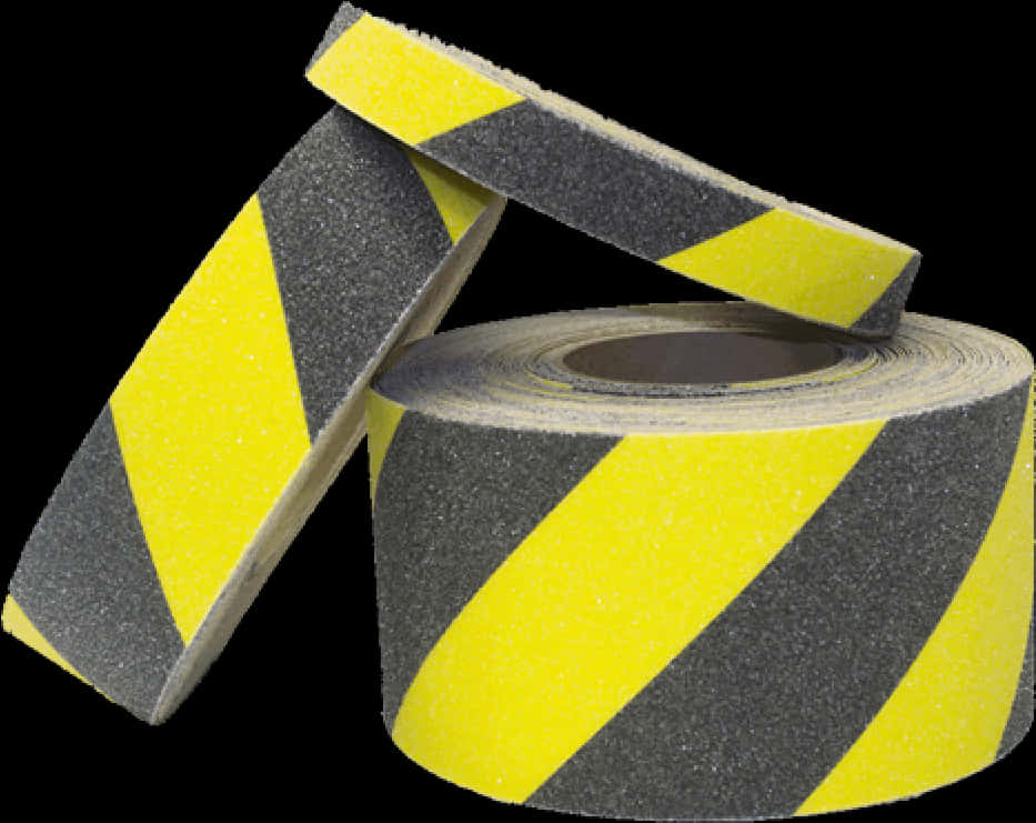 Yellow Black Anti Slip Caution Tape