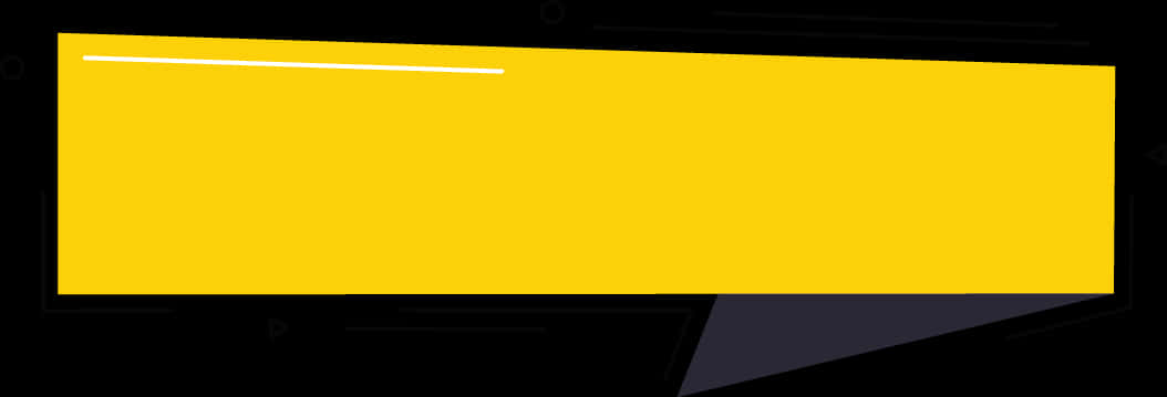 Yellow Black Banner Design