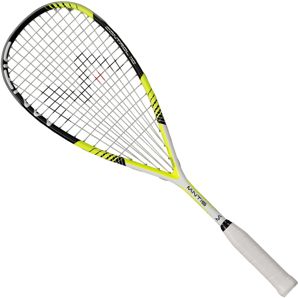 Yellow Black Squash Racket