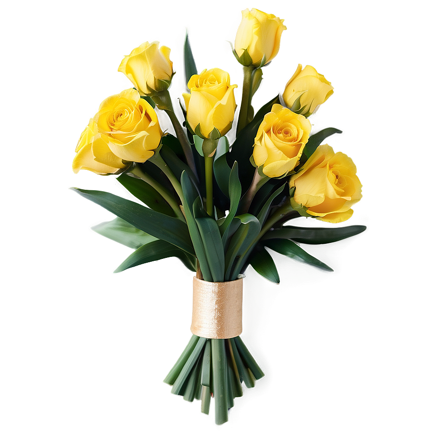 Yellow Bouquet Png Xvi