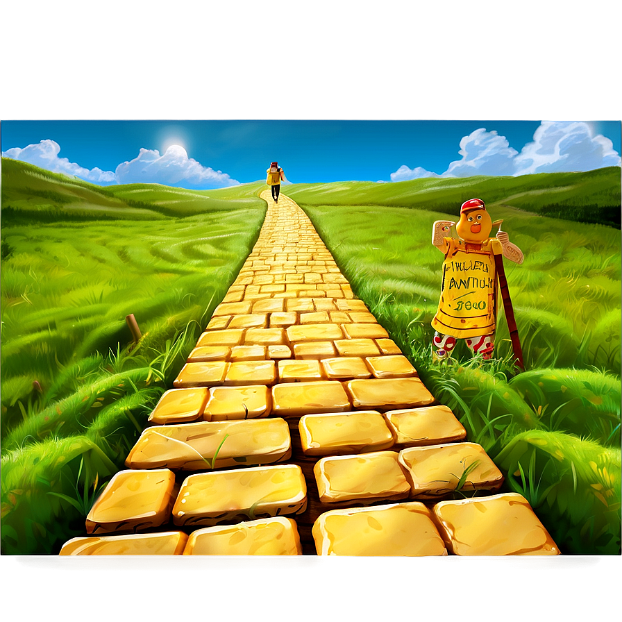 Yellow Brick Road Leading To Adventure Png 41